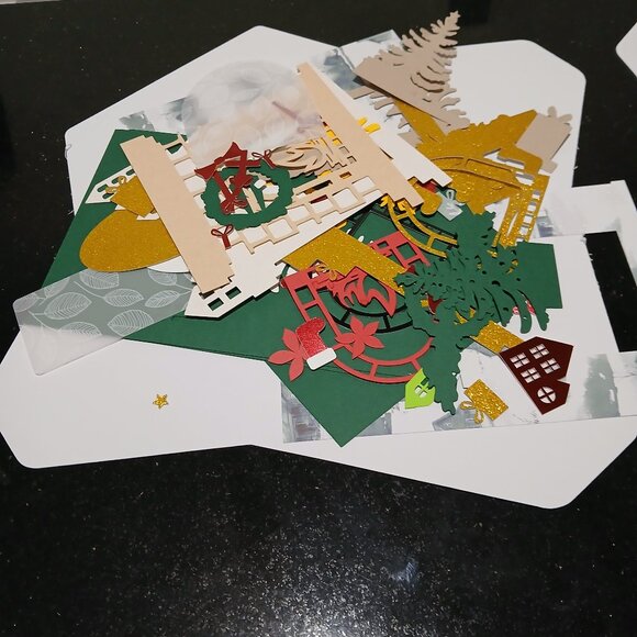 5" x 7" Handmade Christmas Cards - Set of 4 w/ Matching Envelopes - Picture 15 of 15